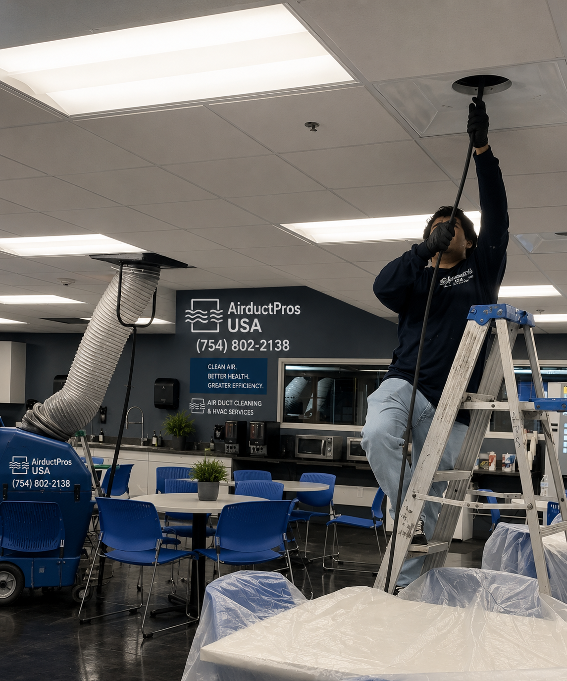 Commercial air duct cleaning service — Air Duct Pros USA