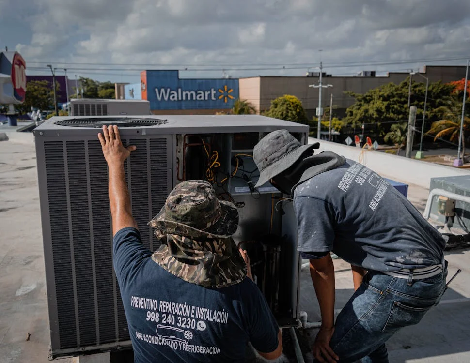 Commercial AC repair service rooftop — Air Duct Pros USA